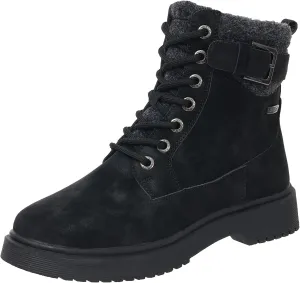 AJ.Fashion Combat Boots for Women  Genuine Leather Lace-Up Ankle Boots, Durable Fall Footwear for Womens Everyday and Outdoor Style