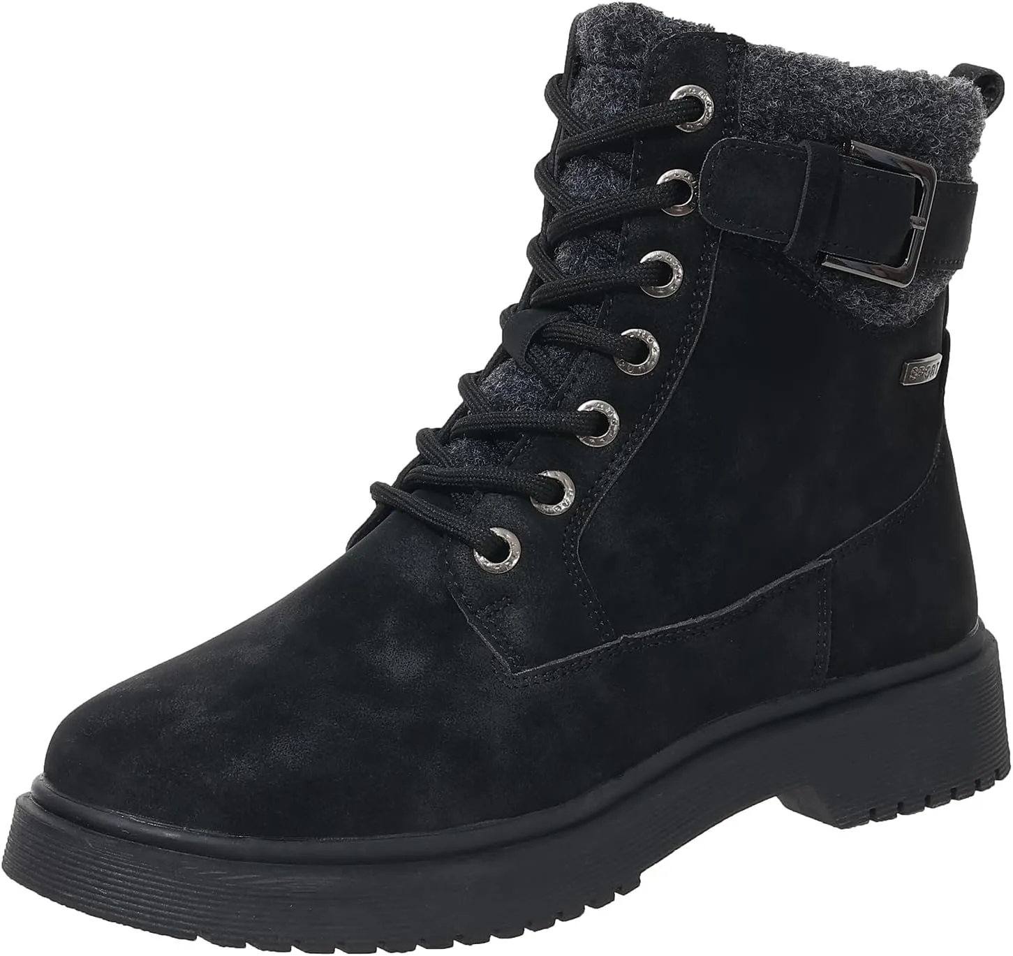 AJ.Fashion Combat Boots for Women  Genuine Leather Lace-Up Ankle Boots, Durable Fall Footwear for Womens Everyday and Outdoor Style