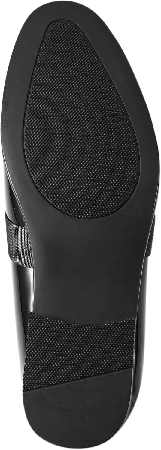 Amali Patent Tuxedo Loafer Mens Slip-On Dress Shoes for Men Formal Loafers Mens Smoking Slippers