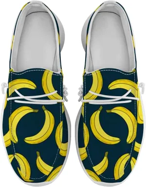 Banana Sneakers Women Men Loafers Slip-on Shoes Banana Gifts for Women Men