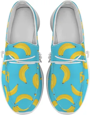 Banana Sneakers Women Men Loafers Slip-on Shoes Banana Gifts for Women Men