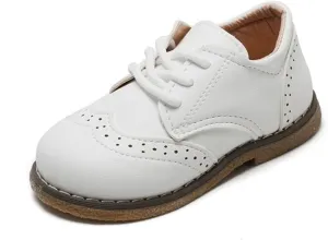 Boy's Girl's Classic Lace-Up Oxford Shoes Comfort School Uniform Dress Loafer Flats
