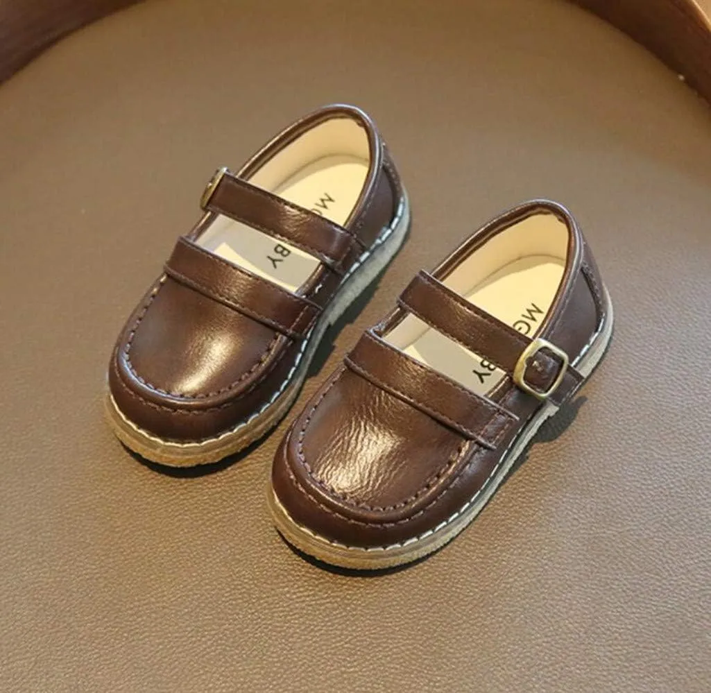 Boy's Girl's School Uniform Oxford Comfort Dress Shoes Casual Loafer Flats (Toddler/Little Kid)