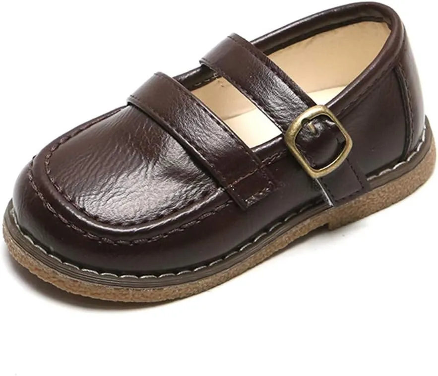 Boy's Girl's School Uniform Oxford Comfort Dress Shoes Casual Loafer Flats (Toddler/Little Kid)