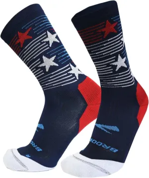 Brooks Ghost Lite Crew Socks I Performance Running, Comfort Fit with Arch Support for Men & Women