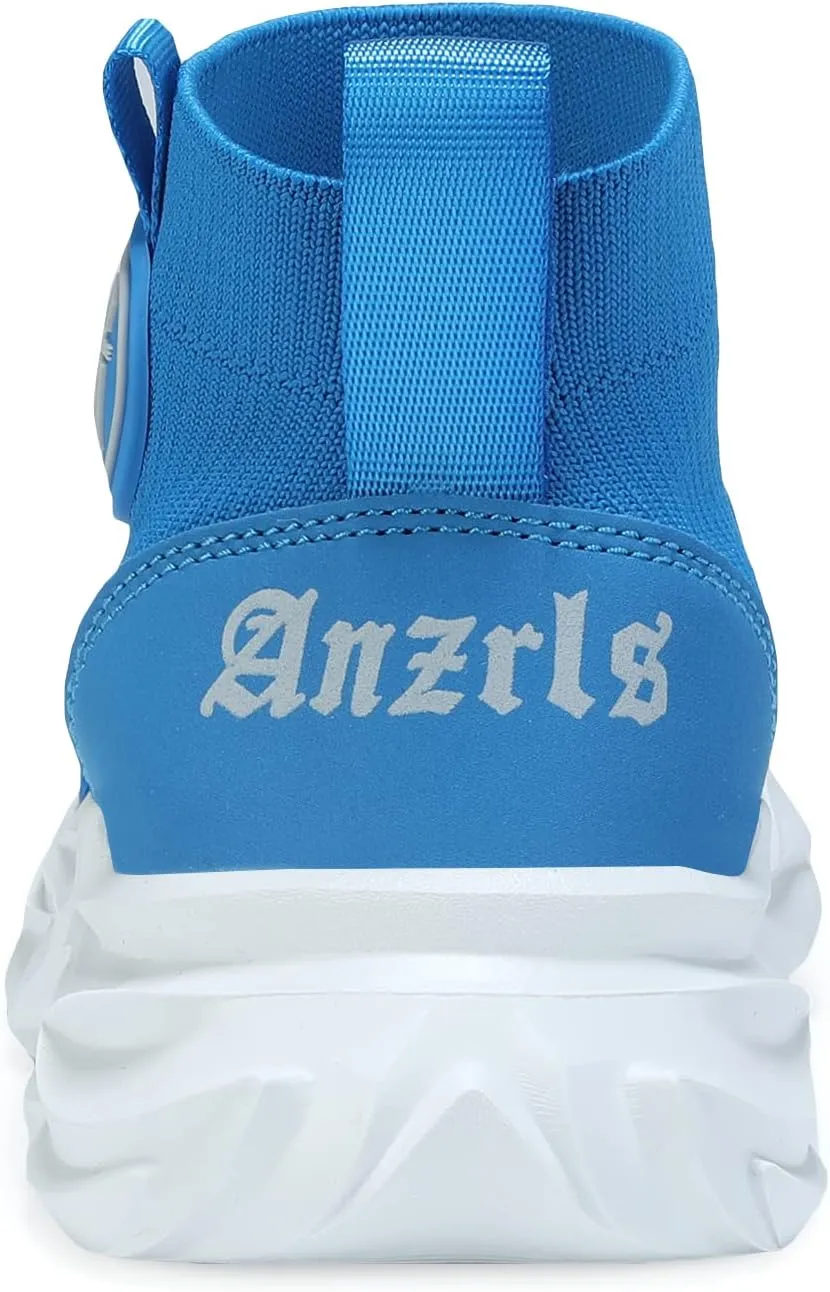 Casbeam Boys and Girls Breathable Lightweight Fashion Casual Sports Walking Shoes Running Sneakers High Top (Toddler/Little Kid Bib Kid)