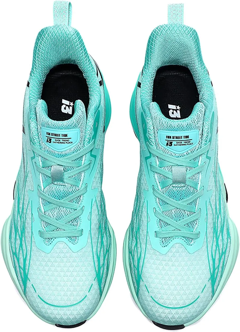 Fashion Breathable Women's Sports Road Running Shoes, Platforn Chunky Sneakers for Men Walking Footwear
