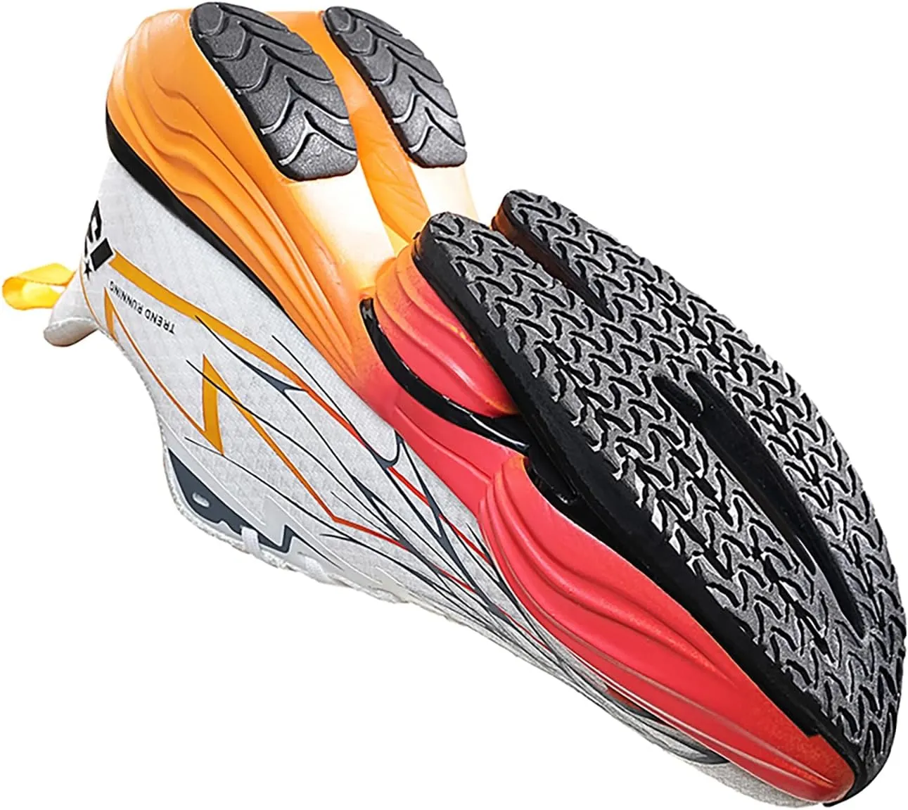 Fashion Breathable Women's Sports Road Running Shoes, Platforn Chunky Sneakers for Men Walking Footwear