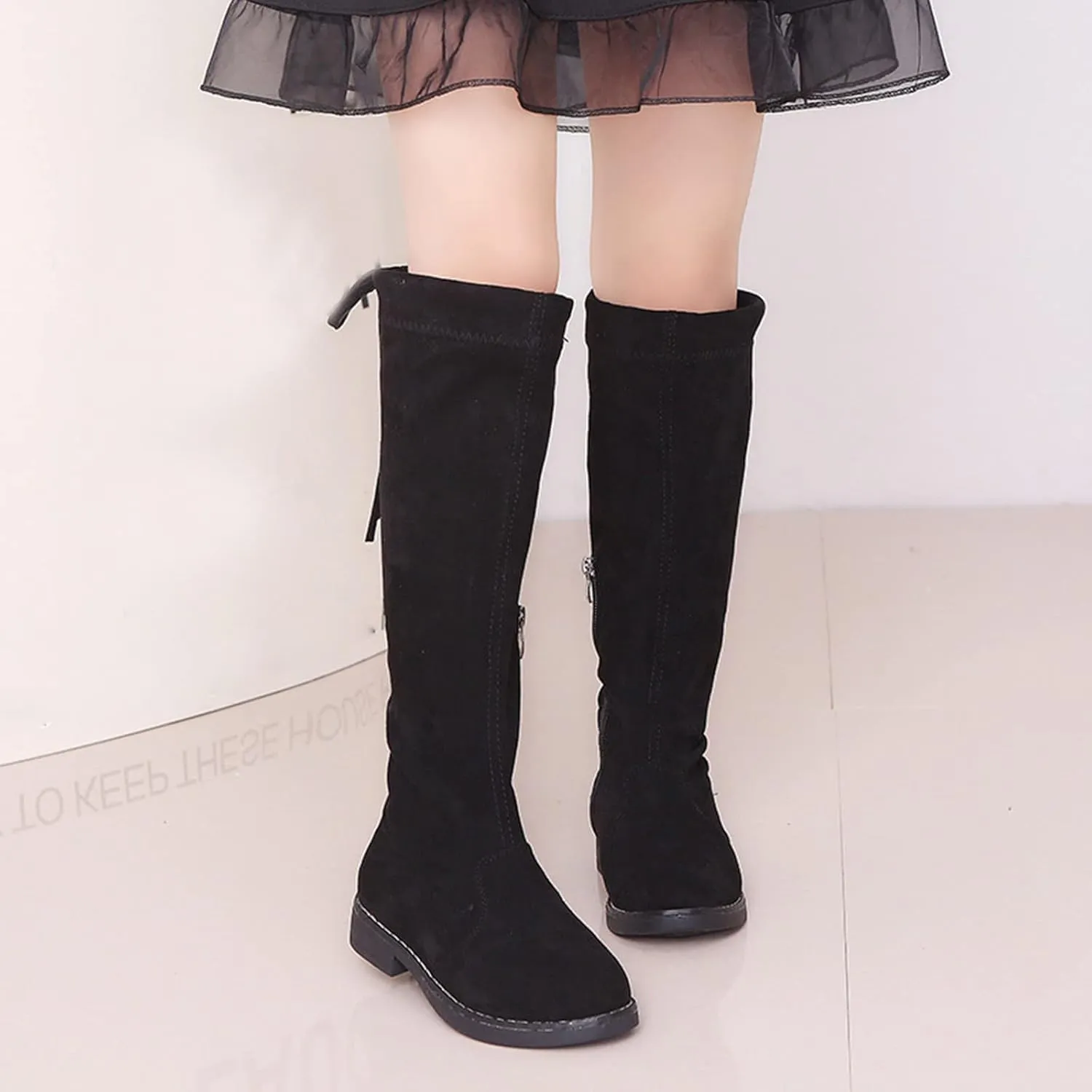 Girl Boots Girls Knee High Fashion Shoes Boots Shoes Fashion Non Slip Breathable Women Boots High Top Ankle Boots