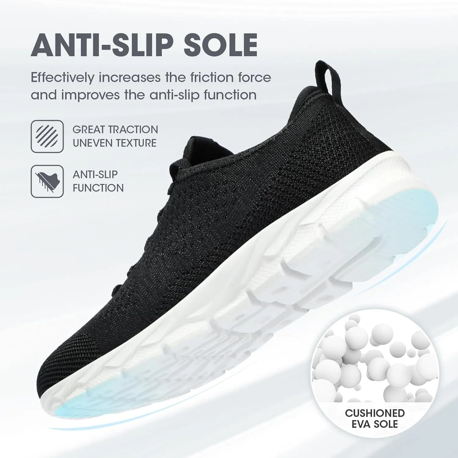 INYO Womens Sneakers Walking Lightweight Tennis Shoes No Slip Sports Workout Gym Shoes for Running