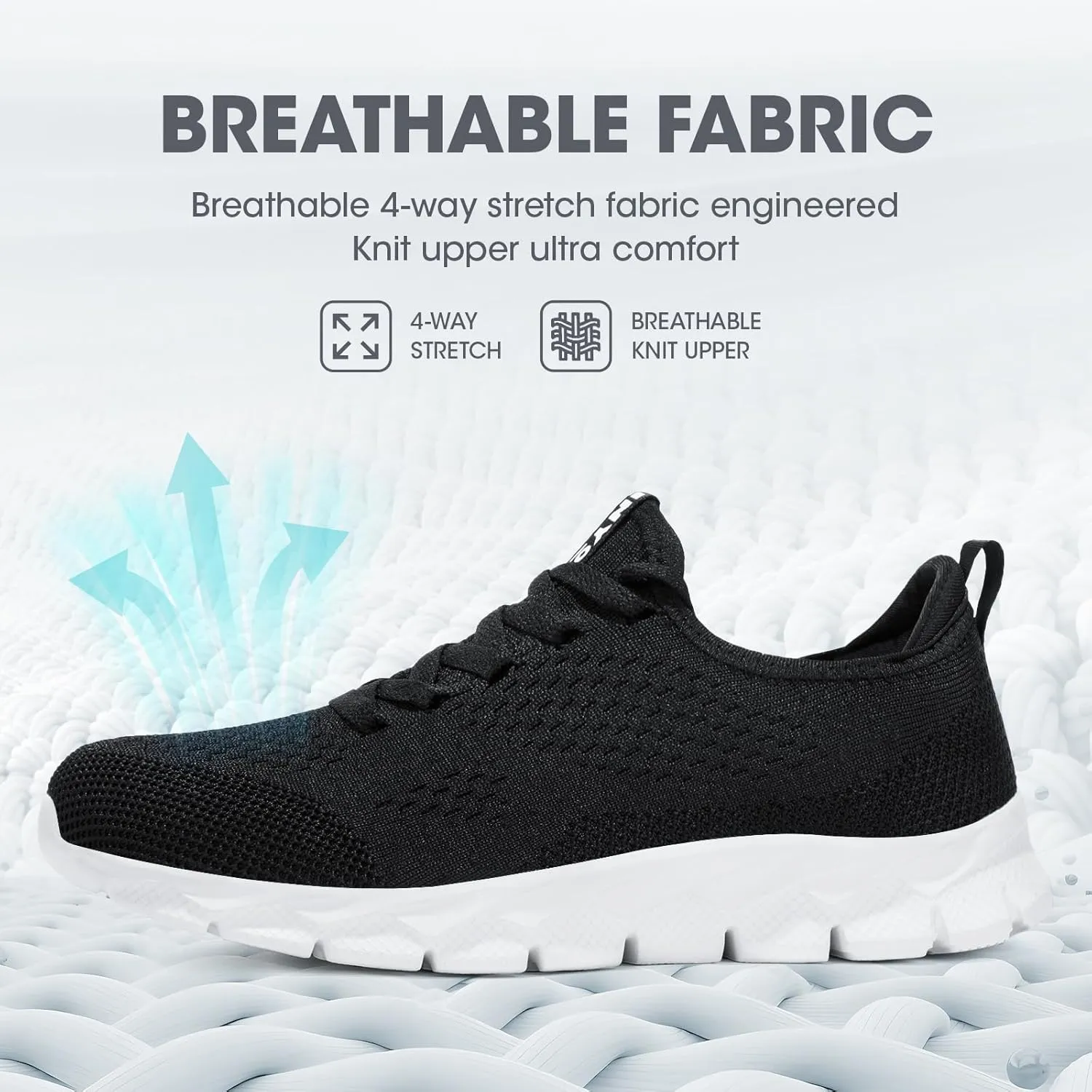 INYO Womens Sneakers Walking Lightweight Tennis Shoes No Slip Sports Workout Gym Shoes for Running