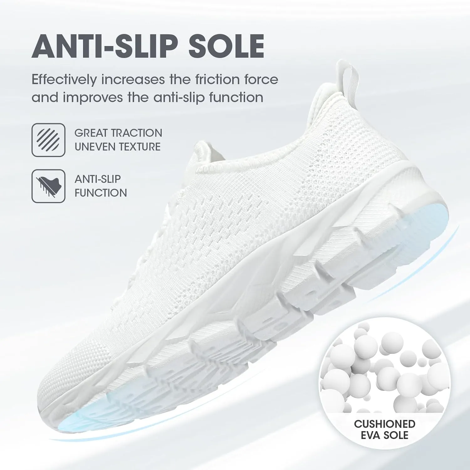 INYO Womens Sneakers Walking Lightweight Tennis Shoes No Slip Sports Workout Gym Shoes for Running