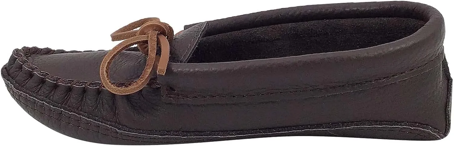 Laurentian Chief Women's Buffalo Hide Earthing Moccasins