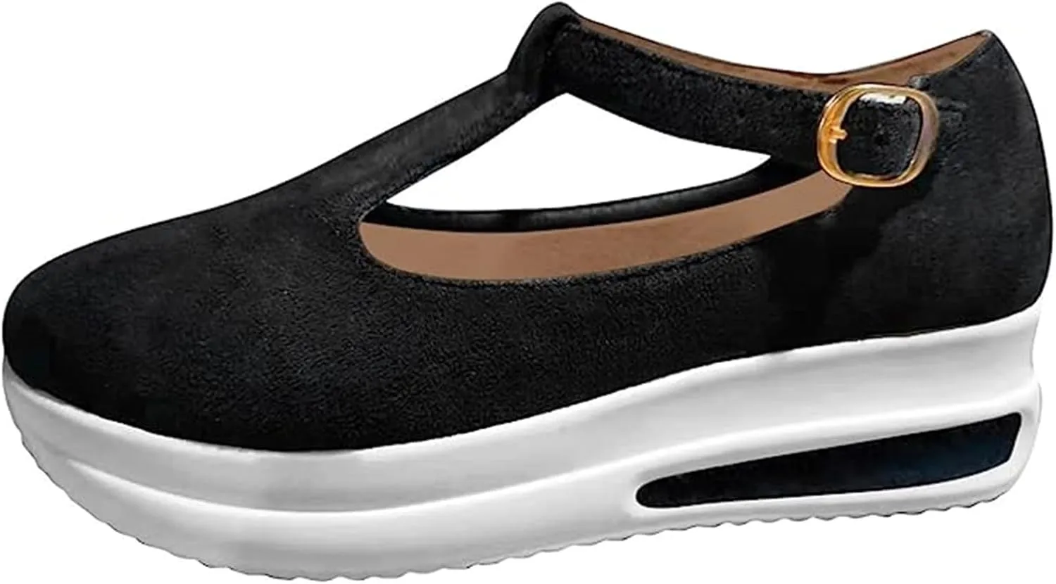 Lausiuoe Sandals For Women Dressy Summer Platform Flatform Wedge Sandals Ankle Strap Casual Strappy Beach Walking Shoes