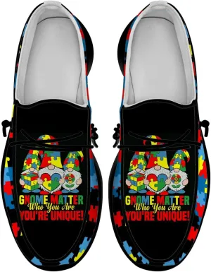 Loafers for Women Men Autism Shoes Slip-on Shoes Autism Awareness Gifts for Men Women