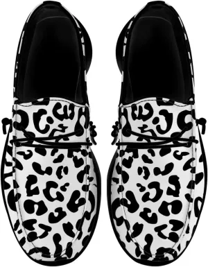 Loafers for Women Men Leopard Print Slip-on Shoes Floral Walking Shoes Gifts for Men Women