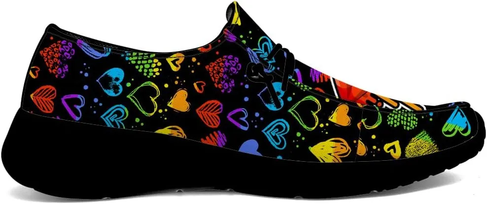 Loafers for Women Men Pride Shoes Rainbow Slip-on Sneakers Gifts for Men Women