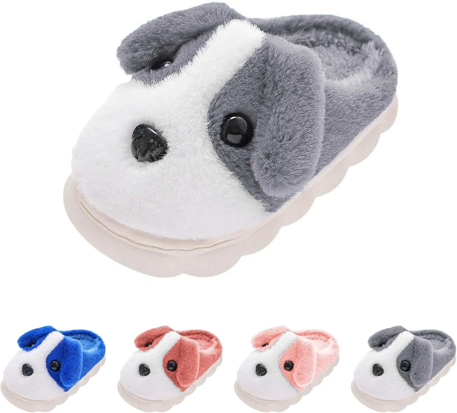 Memory Foam Plush Children Boys Girls Winter Slippers Anti Slip Indoor Shoes Big Kids Size 3 Sandals for Baby Girls