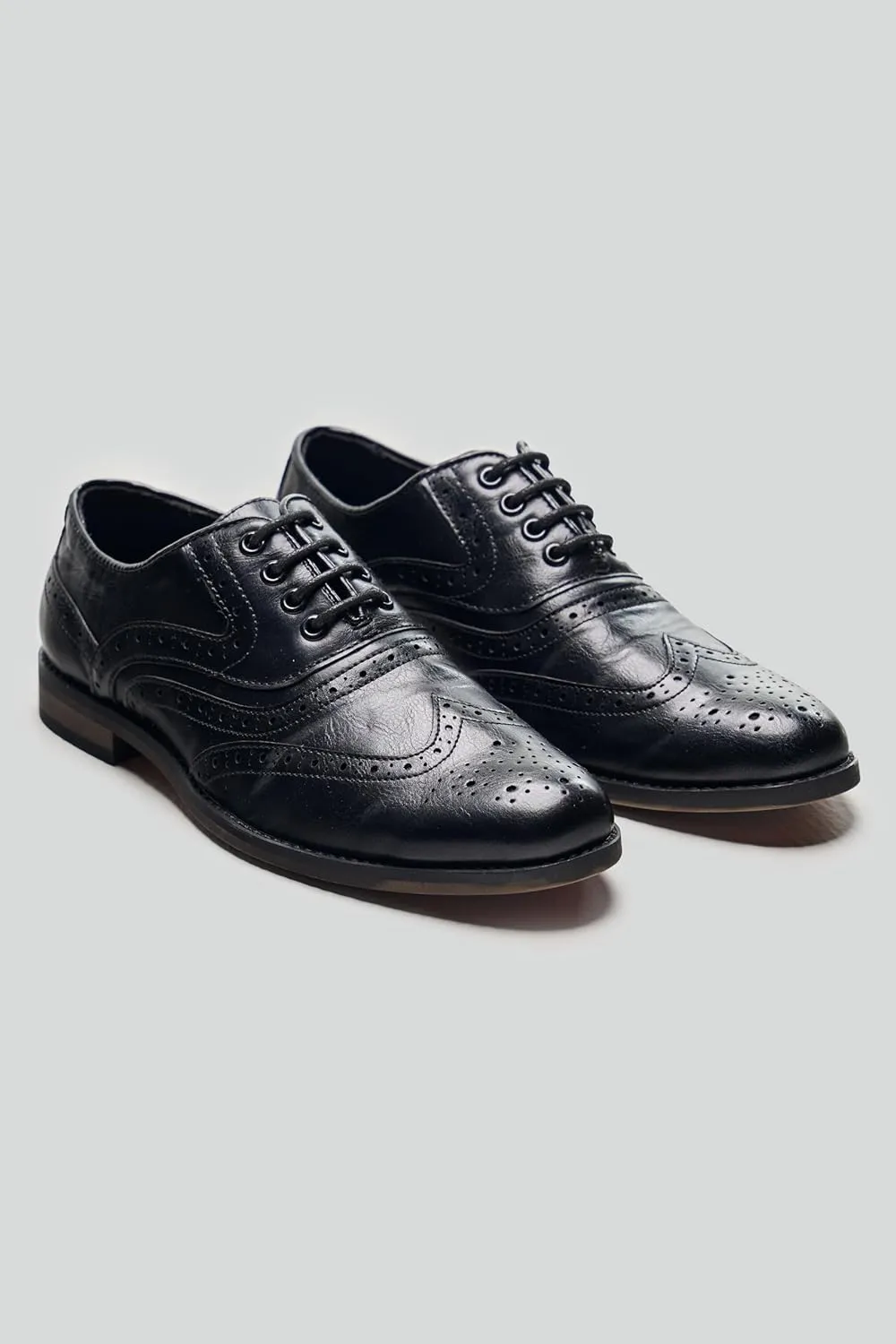 Men’s & Boys Suede-Leather Wingtip Brogue Oxford Shoes for Weddings & All Occasions