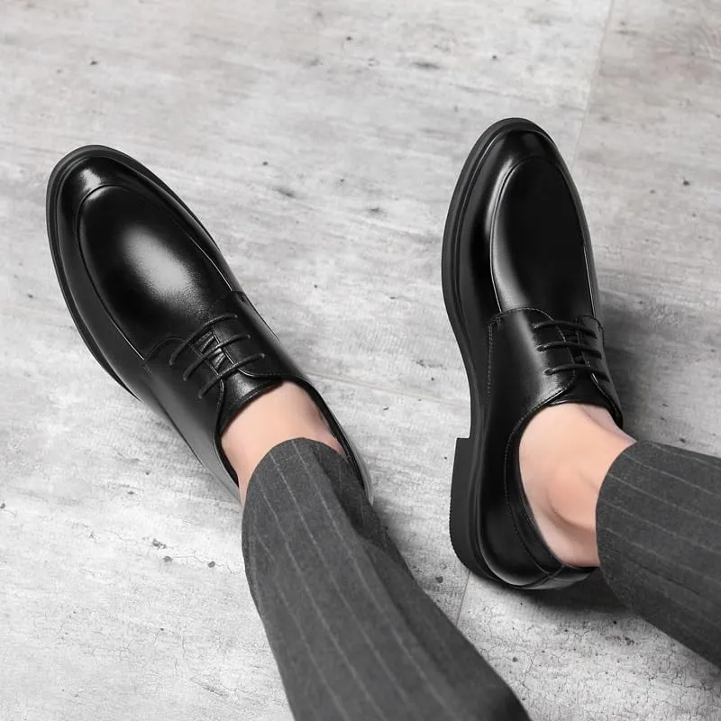 Men's Casual Tuxedo Dress Shoes Classic Patent Leather Business Formal Oxford Shoes for Men