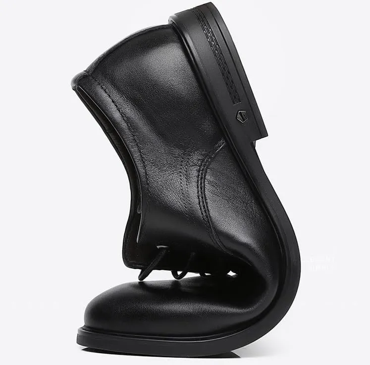 Men's Classic Modern Dress Shoes Lace-up Formal Business Genuine Leather Oxford Shoes for Men
