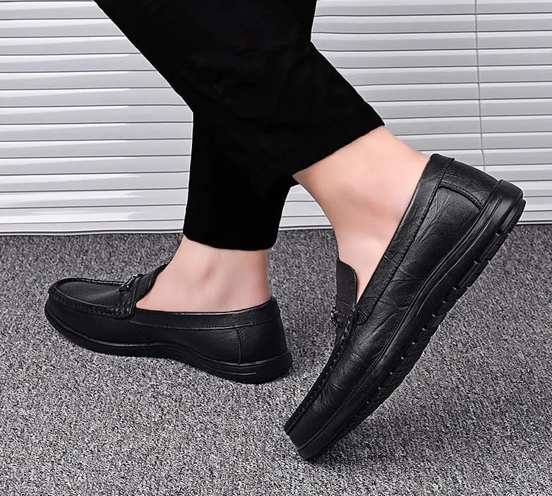 Men's Classic Slip On Dress Shoes Lightweight Comfortable Formal Oxford Shoes for Business Dinners Derby Shoe for Men