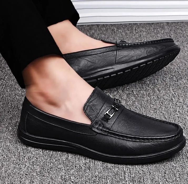 Men's Classic Slip On Dress Shoes Lightweight Comfortable Formal Oxford Shoes for Business Dinners Derby Shoe for Men