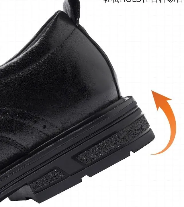 Men's Dress Shoes Casual Retro Classic Comfortable Formal Oxford for Men Business Derby Shoes for Men