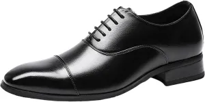 Mens Faux Patent Leather Classic Lace-up Oxford Dress Shoes Classic Business Dress Shoes Fashion Elegant Wedding Shoes Men