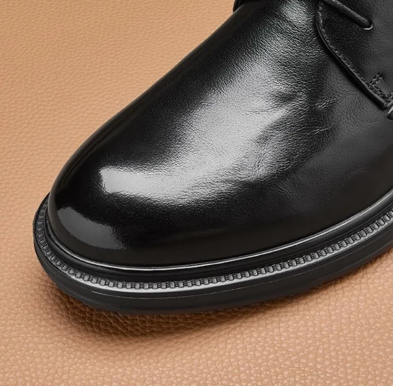Men's Oxfords Mens Classic Formal Dress Shoes Lace-up Patent Leather Wedding Business Tuxedo Shoes