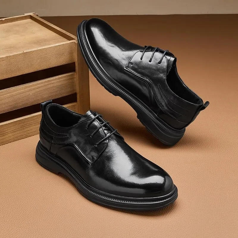 Men's Oxfords Mens Classic Formal Dress Shoes Lace-up Patent Leather Wedding Business Tuxedo Shoes