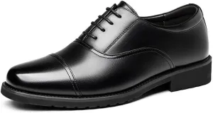 Men's Patent Leather Dress Shoes Classic Lace-up Casual Business Formal Men Oxford Shoes
