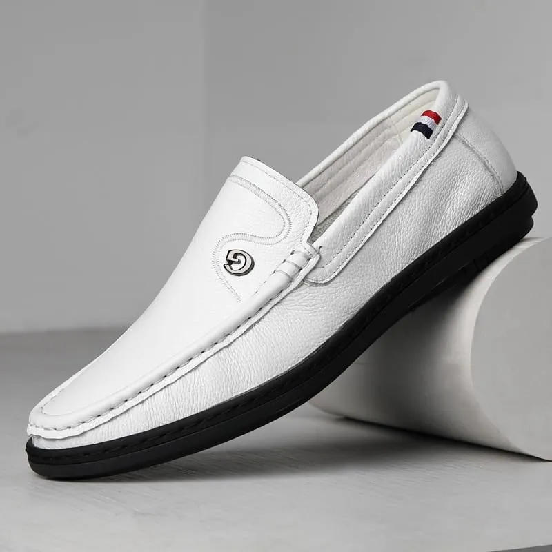 Men's Summer Work Casual Business Formal Oxford Shoes Classic Round-Toe Low Top Dress Shoes for Men
