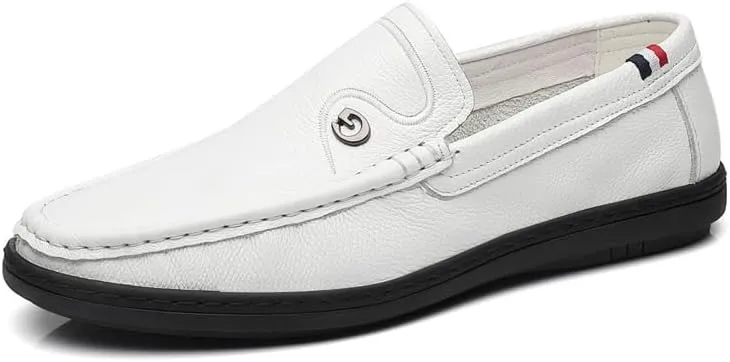 Men's Summer Work Casual Business Formal Oxford Shoes Classic Round-Toe Low Top Dress Shoes for Men