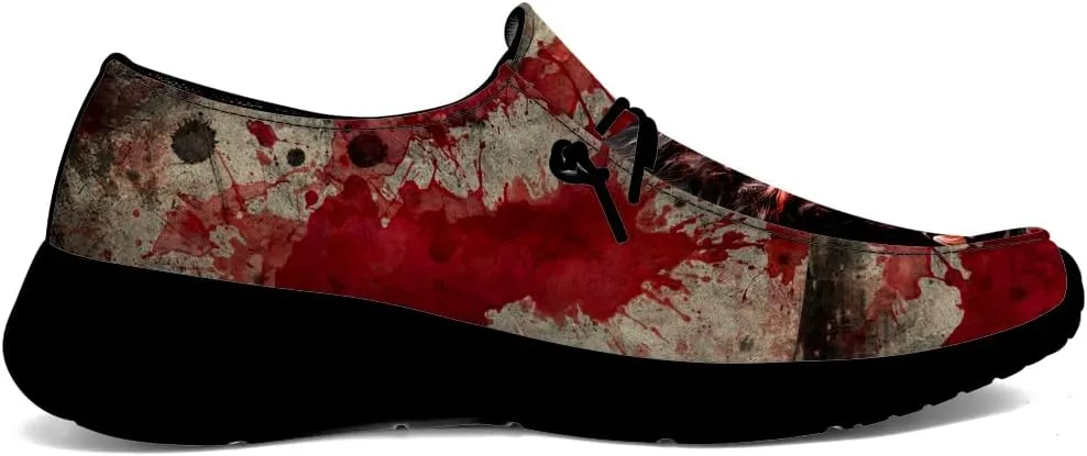 Men's Wolf Shoes Casual Loafers Slip-on Sneakers Wolf Gifts for Men Women