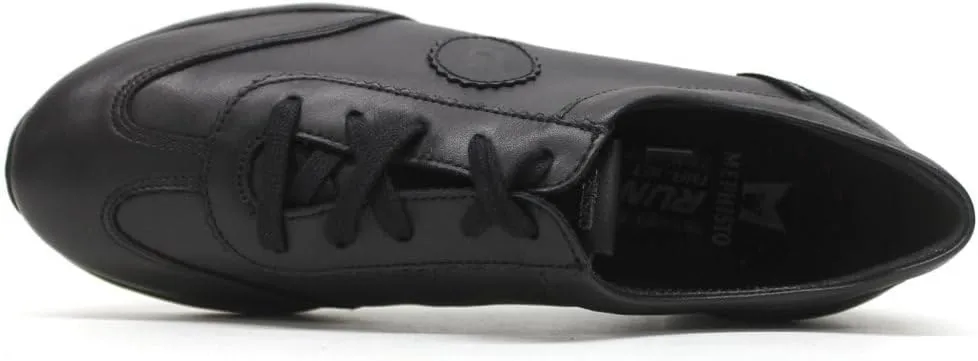 Mephisto Womens Yael Full Grain Leather Trainers
