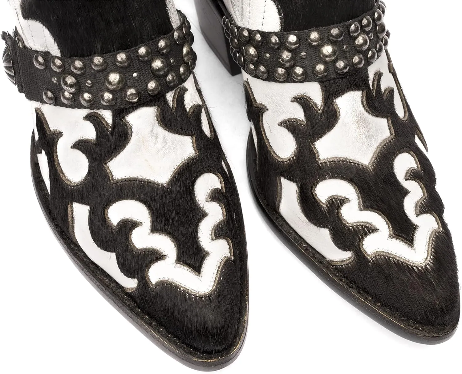 Mezcalero | White Leather Ankle Boots for Women with vintage finish - Dudi