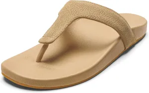 OLUKAI Kipe'a Lipi Women's Beach Sandal, Soft Leather Flip-Flop, All-Day Wear & Ultra-Soft Comfort Fit