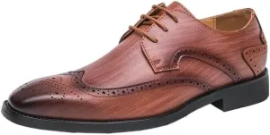 Oxford Shoes for Men Luxury Patent Leather Wedding Shoes Pointed Toe Dress Shoes Classic Derbies