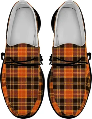 Plaid Shoes for Women Men Loafers Slip-on Shoes Plaid Gifts for Men Women