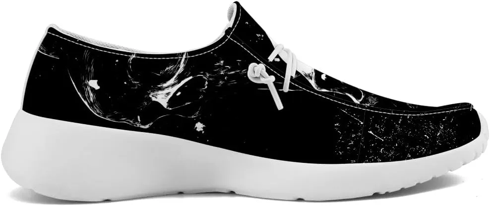 Skull Shoes for Men Women Slip-on Loafers Graffiti Shoes Gifts for Women Men