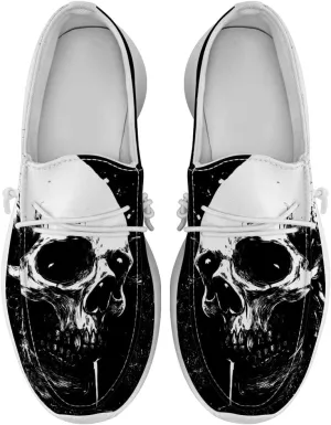 Skull Shoes for Men Women Slip-on Loafers Graffiti Shoes Gifts for Women Men