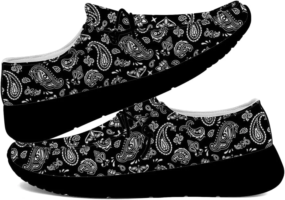 Slip-on Shoes for Women Men Paisley Loafers Casual Walking Shoes Gifts for Men Women