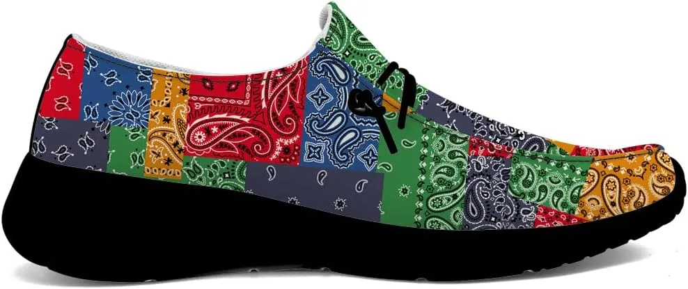 Slip-on Shoes for Women Men Paisley Loafers Casual Walking Shoes Gifts for Men Women