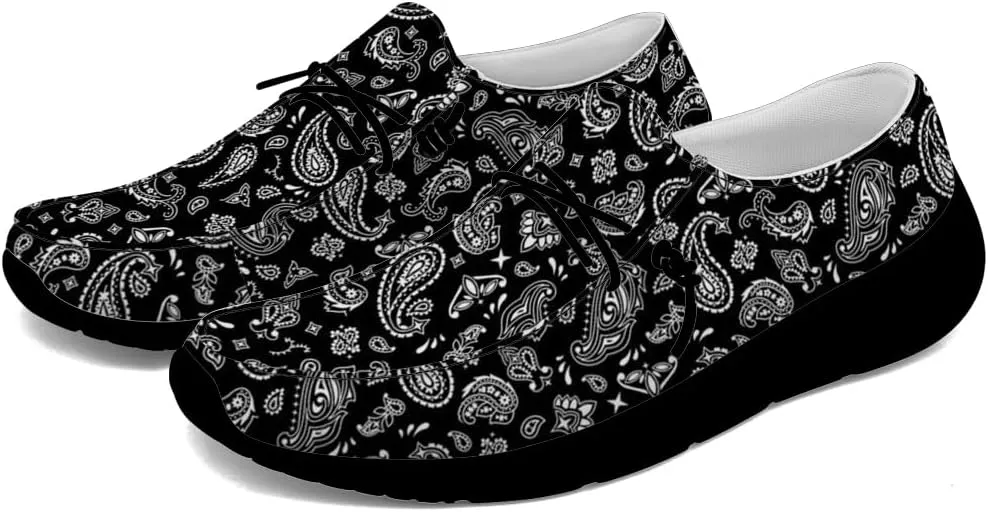 Slip-on Shoes for Women Men Paisley Loafers Casual Walking Shoes Gifts for Men Women