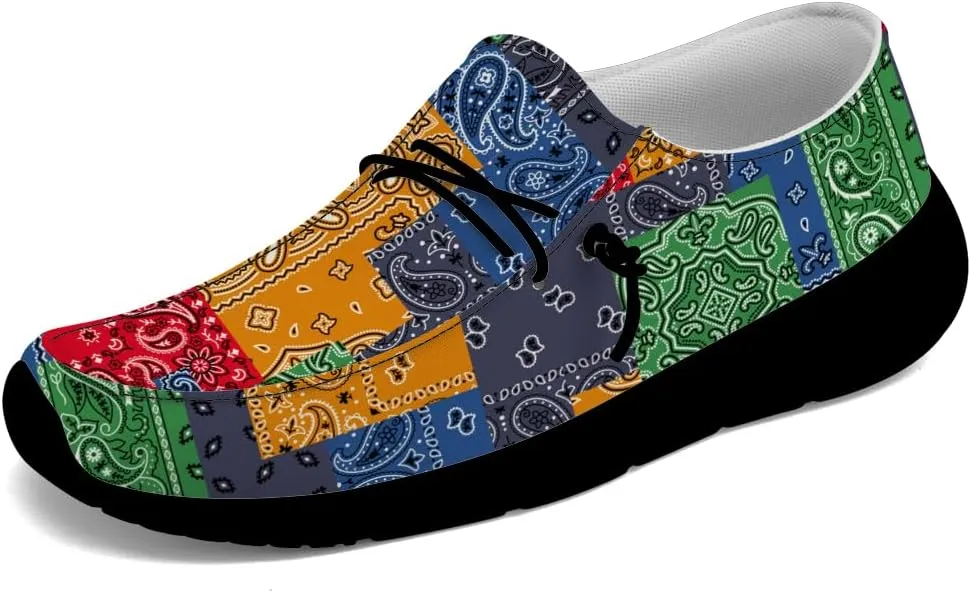 Slip-on Shoes for Women Men Paisley Loafers Casual Walking Shoes Gifts for Men Women