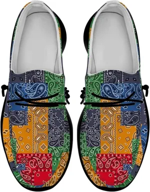 Slip-on Shoes for Women Men Paisley Loafers Casual Walking Shoes Gifts for Men Women