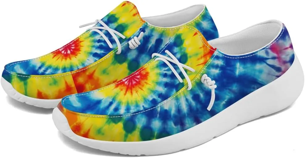 Tie Dye Shoes for Women Men Slip-on Loafers Casual Shoes Gifts for Men Women