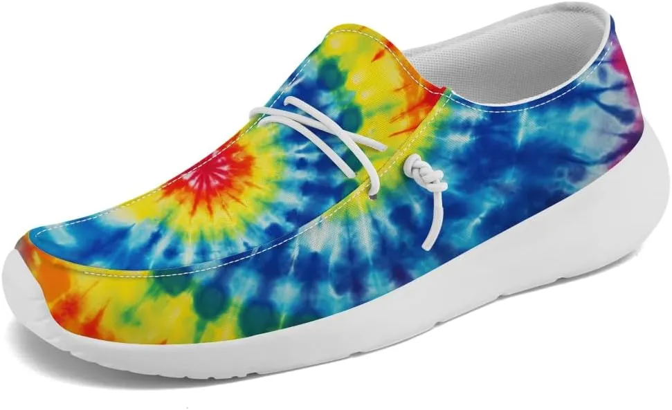 Tie Dye Shoes for Women Men Slip-on Loafers Casual Shoes Gifts for Men Women
