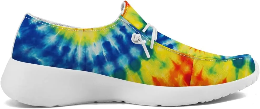 Tie Dye Shoes for Women Men Slip-on Loafers Casual Shoes Gifts for Men Women
